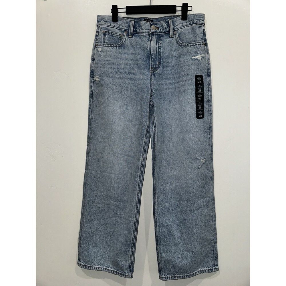 j crew womens 90's Vintage Baggy Jeans Size 28